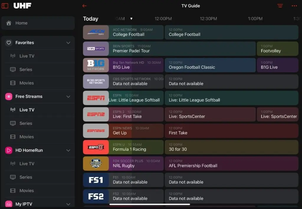 Enjoy UHF IPTV on Apple TV