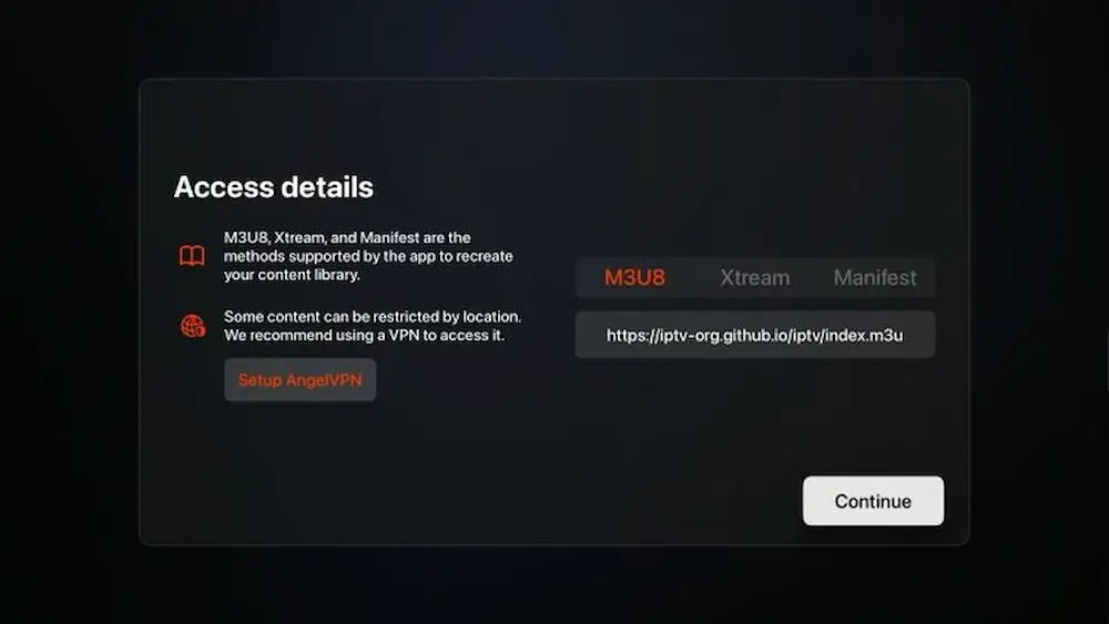 Loading IPTV Channels