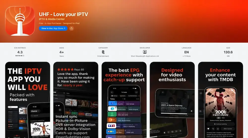 UHF IPTV Setup Guide App Installation