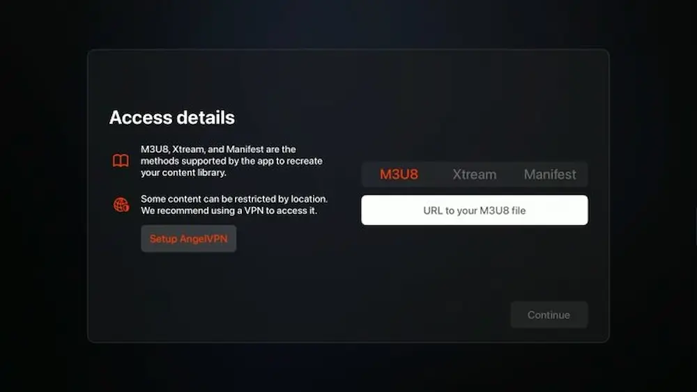 Enter Xtream Codes IPTV Details